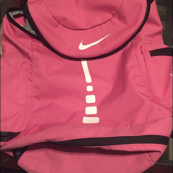 Pink nike sports back pack