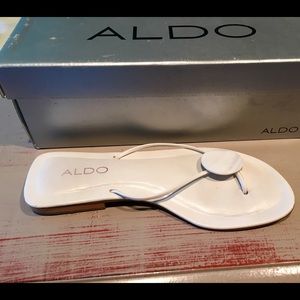 Aldo White Sandals