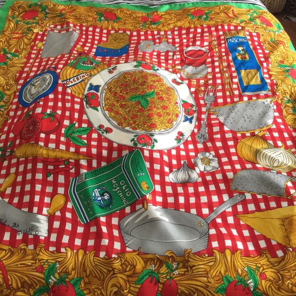 ⚡️SALE⚡️VINTAGE MOSCHINO scarf!  Unique.