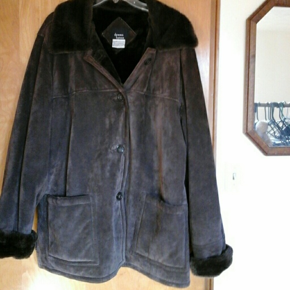 dennis basso leather jacket