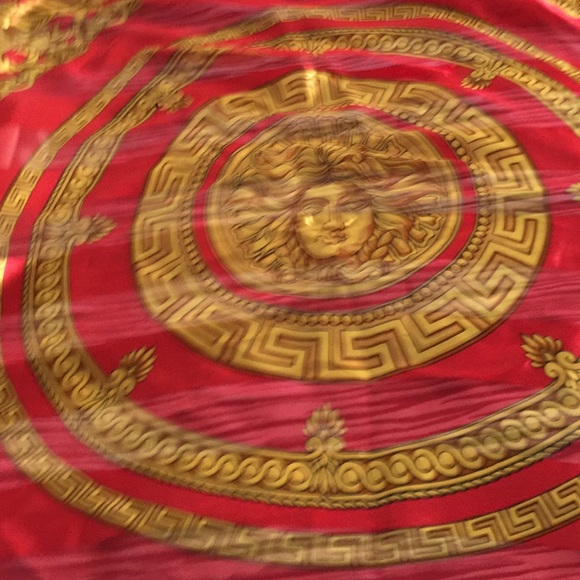 Extra large red scarf