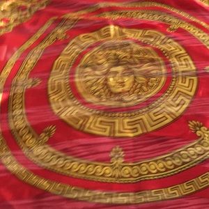 Extra large red scarf