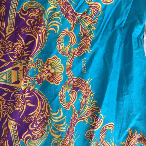 VINTAGE Versace unique shoulder scarf.