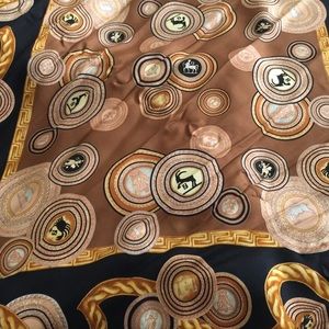 VINTAGE FENDI silk scarf.