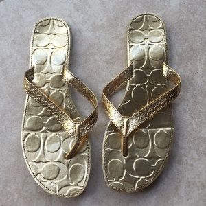 Coach Flip Flops