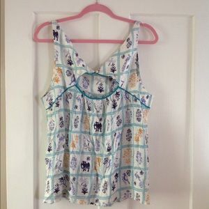 Anthropologie mazie tank by Maeve