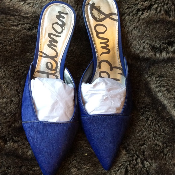 Sam Edelman cow hide slide heel - Picture 2 of 4