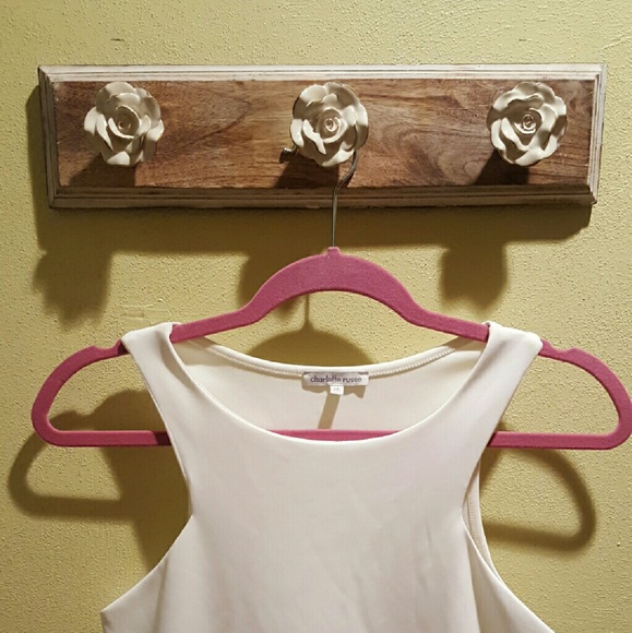 Charlotte Russe white peplum dress