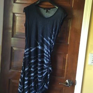 BCBG short sleeve light cotton dress
