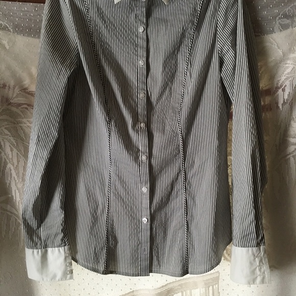 White House Black Market Pinstripe Shirt