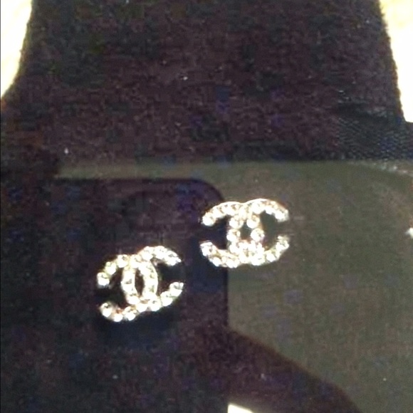 Chanel Logo Earrings