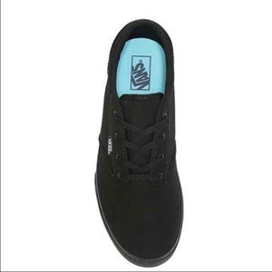 VANS Kids' Atwood Black Low Sneakers (size 1Y)
