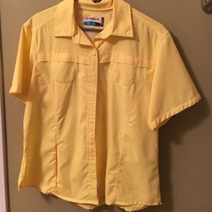 Magellan outdoors mag wick fish gear button down