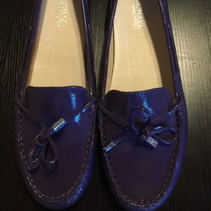 Michael Kors Purple Patent Boat Shoes