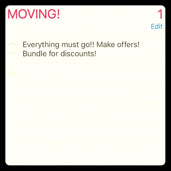 MOVING SALE!!!!!!!