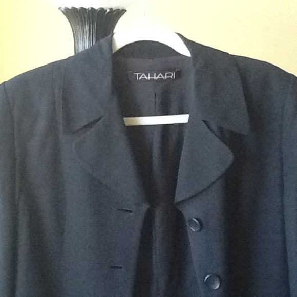 Tahari Black Blazer