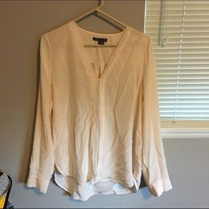 Pale pink Vince top silk