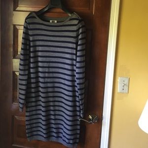 Stripped sweater dress size XL