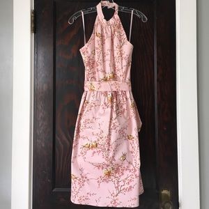 Adorable vintage pink sparrow dress