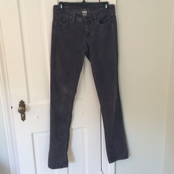 J. Crew Gray Matchstick Cord, Size 26T