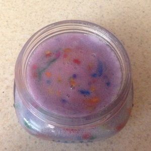 Coconut colada with confetti