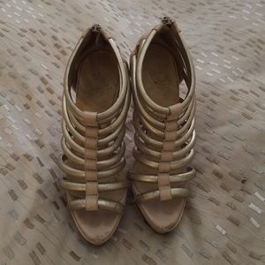 CHRISTIAN LOUBOUTIN blush boned heels