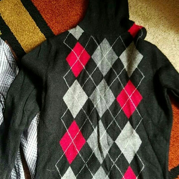 Argyle turtle neck dessert