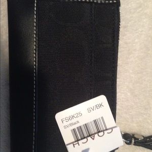 Coach black wallet