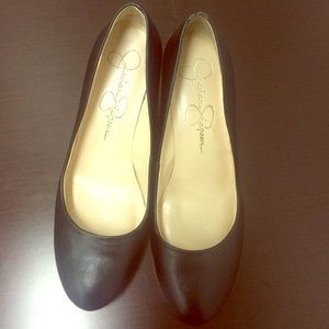 Price ⬇️! Jessica Simpson Black Wedge Pumps Heels