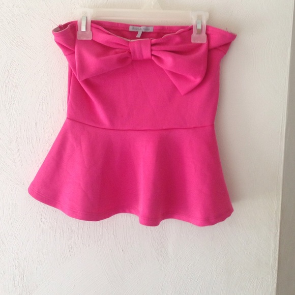 Strapless shirt!