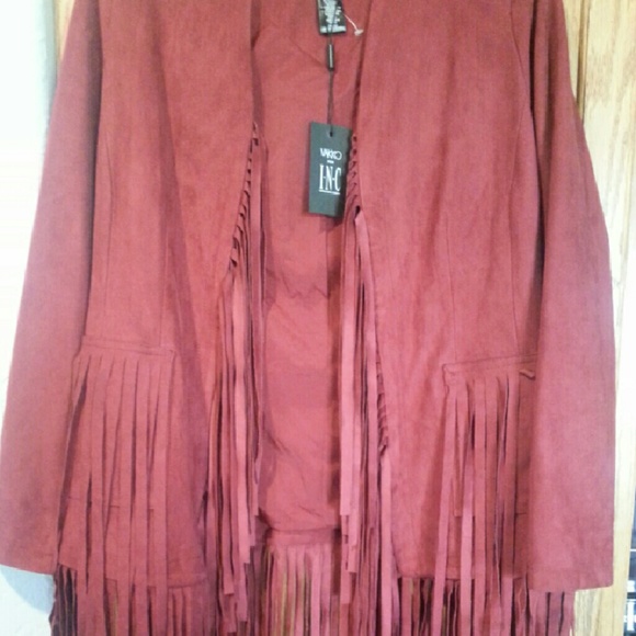 NWT! INC FRINGE JACKET