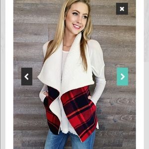 A cute plaid vest!
