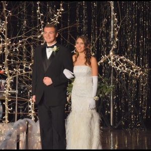 Long white prom/wedding dress!