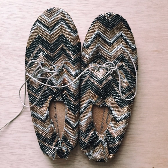 Anthropologie Shoes - Anthropologie Sequin Sparkly Shoes