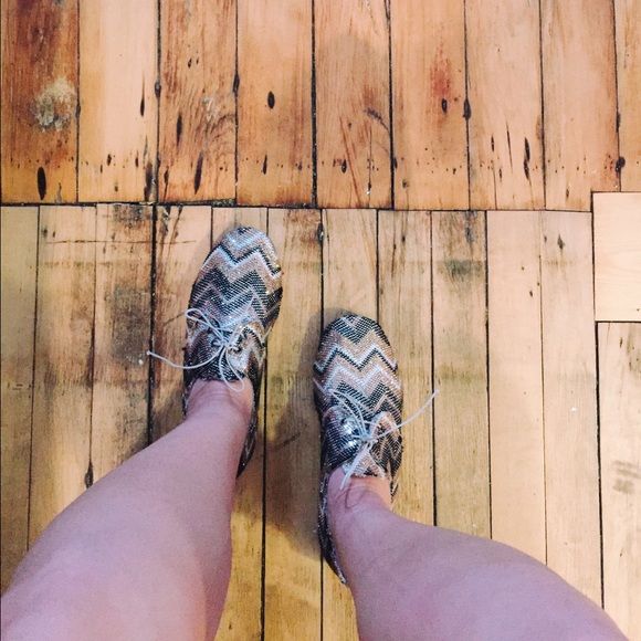 Anthropologie Sequin Sparkly Shoes - Picture 4 of 4