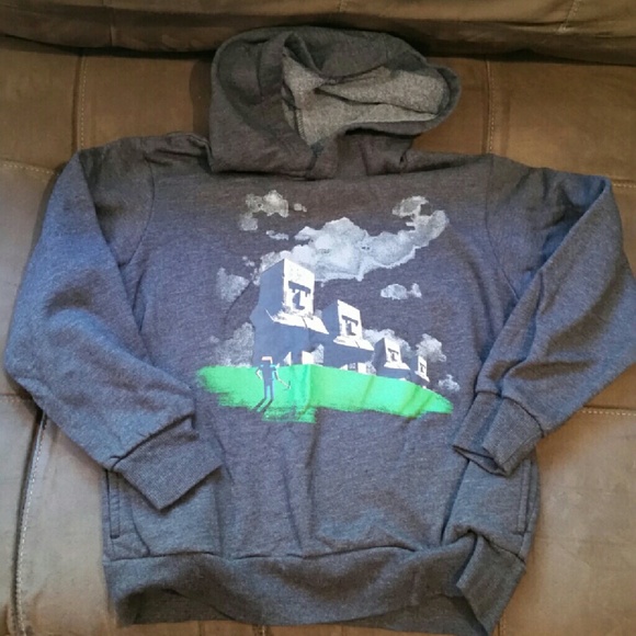 Kids Mine craft hoodie
