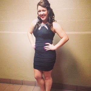 Black Cocktail Formal Dress