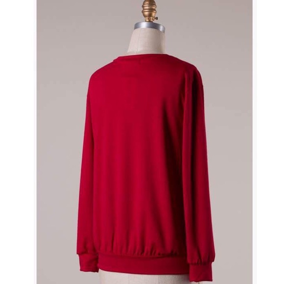 Holiday Sequin Snowman sweater - Picture 3 of 4