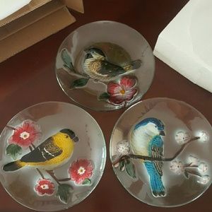 Bird plate set / collection / New/Tonight only $40
