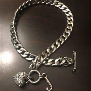 Authentic silver Juicy Couture Necklace