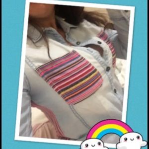 Denim shirt. Vintage look. Boho style 😍