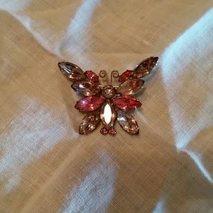 Vintage Butterfly Brooch
