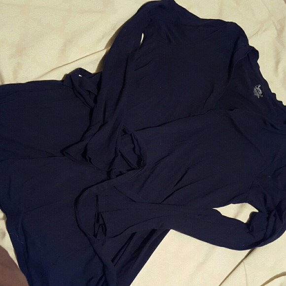 Loungewear cardigan with front tie