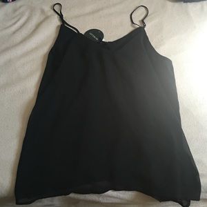 Black tank top