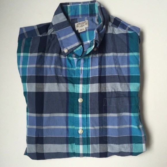 J Crew plaid button-down