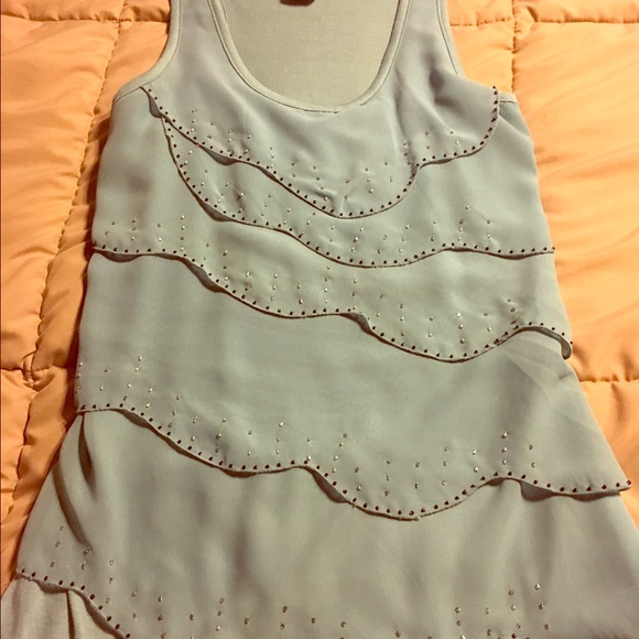 Beautiful Charlotte Russe aqua tank. Small