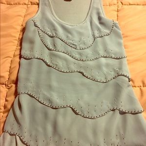 Beautiful Charlotte Russe aqua tank. Small