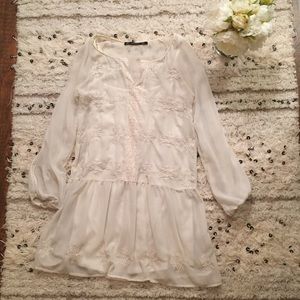 Zara White Lace Dress!