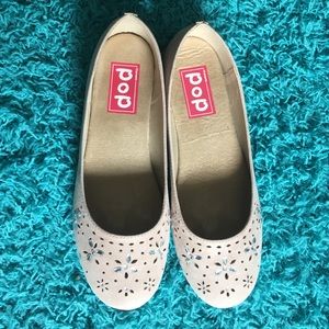 Comfy Pink Pop Flats