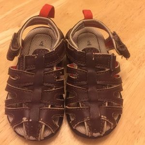 Carters baby toddler walking close-tied sandals